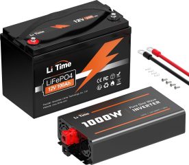 Amazon — LiTime 12V 100Ah LiFePO4 Lithium Battery