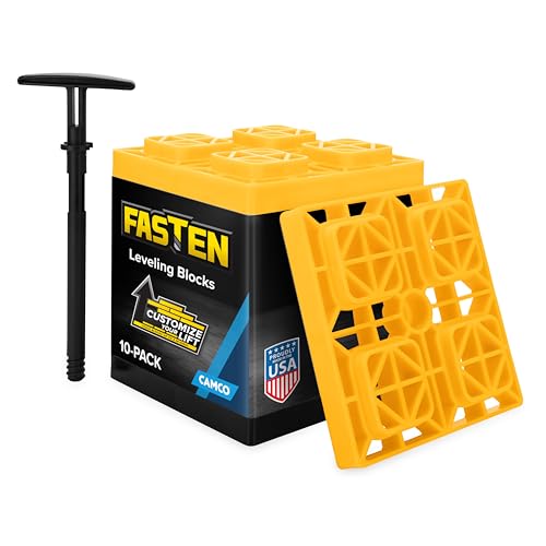 Amazon — Camco FasTen RV Leveling Blocks